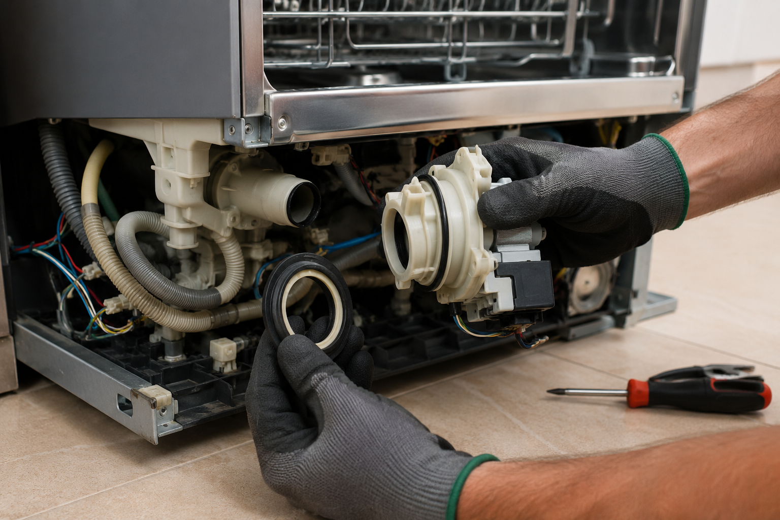Dishwasher Pump , Seal Repair: Signs, Causes , Solutions