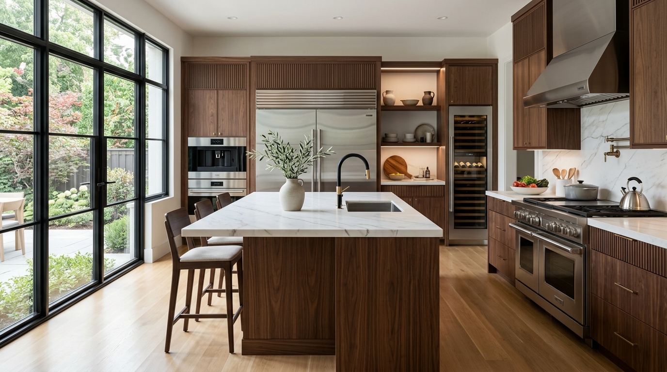 Well-maintained appliances in a modern kitchen